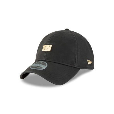 Chicago Bulls Gorra | New Era NBA Polished Badge 9twenty Adjustable Cap Mexico - Negros